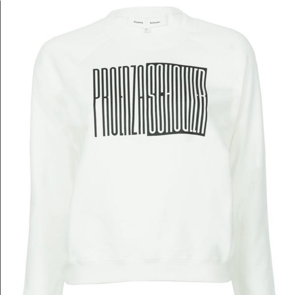 Proenza Schouler PSWL shrunken sweatshirt